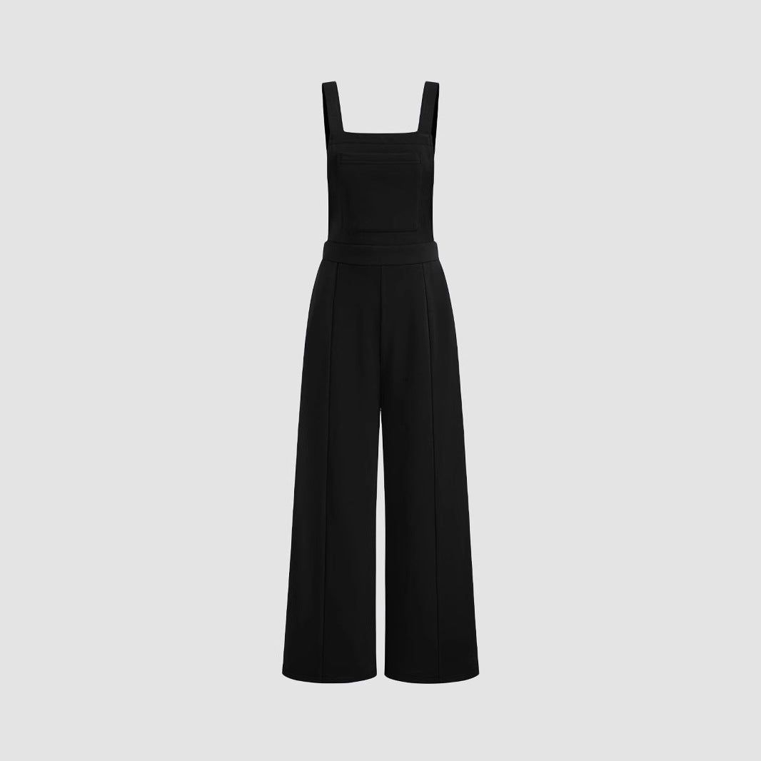 Damen Overall Weitbein mit Taschen Modern