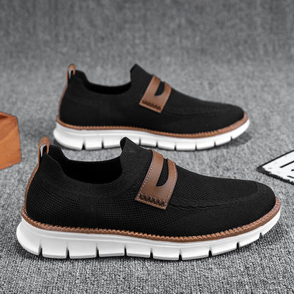 Damen Slip-On Schuhe Bequem Elastisch Rutschfest