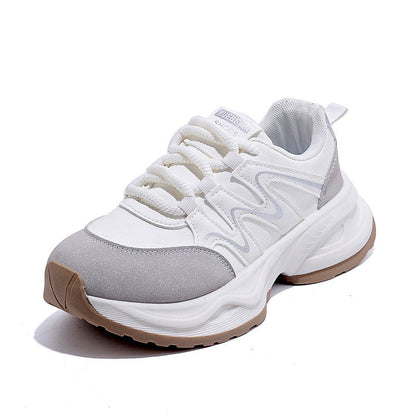 Damen Sneaker Chunky atmungsaktiv Weite Sohle