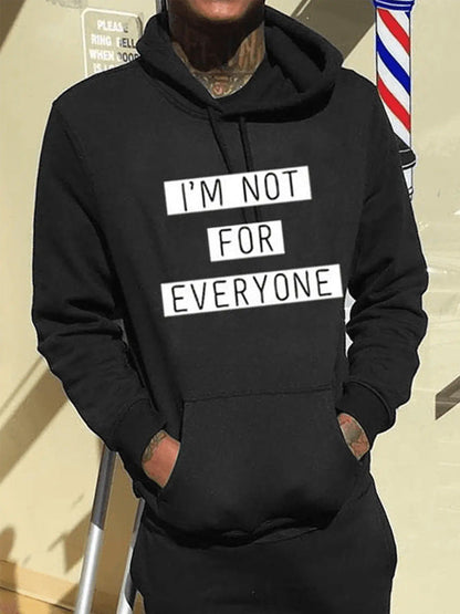 Herren Sweatshirt Hoodie auffällig Kängurutasche