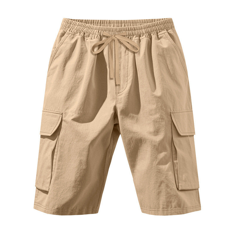 Herren Cargo Shorts elastisch mit Seitentaschen Bequem