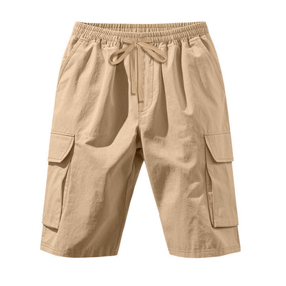 Herren Cargo Shorts elastisch mit Seitentaschen Bequem