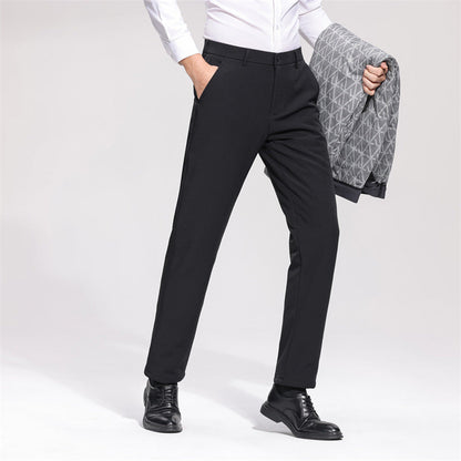 Herren Hosen Elastischer Bund Business Schnitt Modern