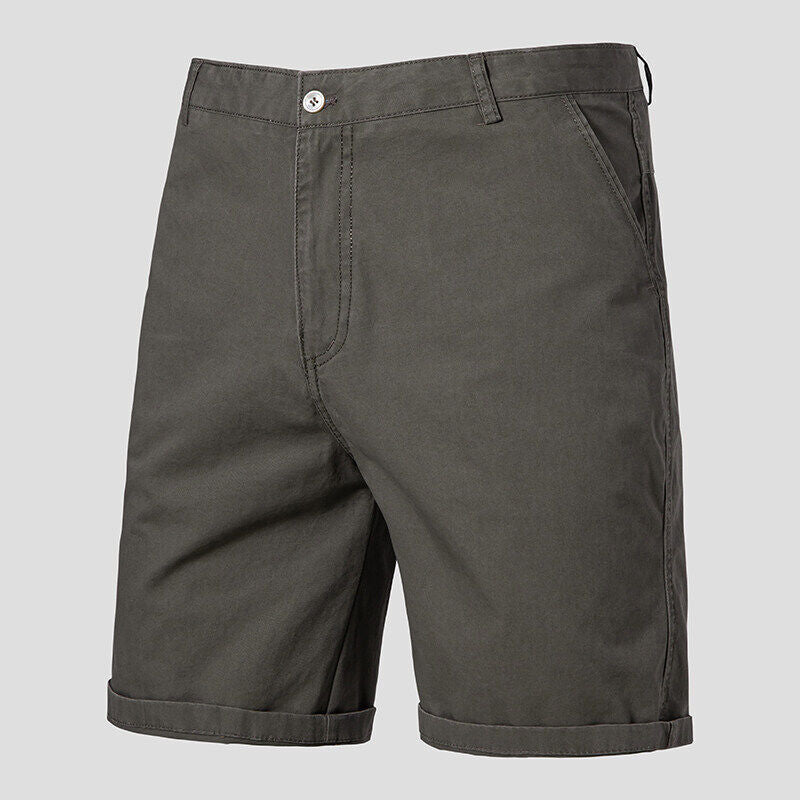 Herren Shorts Baumwoll-Mix mit Taschen Bequem Freizeit