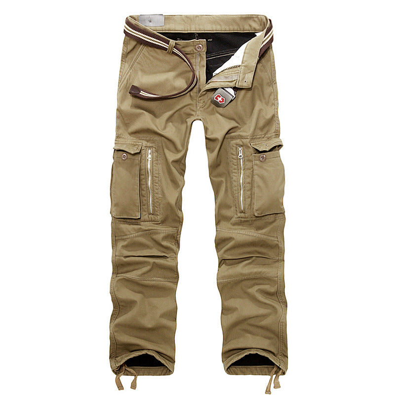 Herren Cargo-Hose Bequem Vielseitig Reißverschluss-Taschen