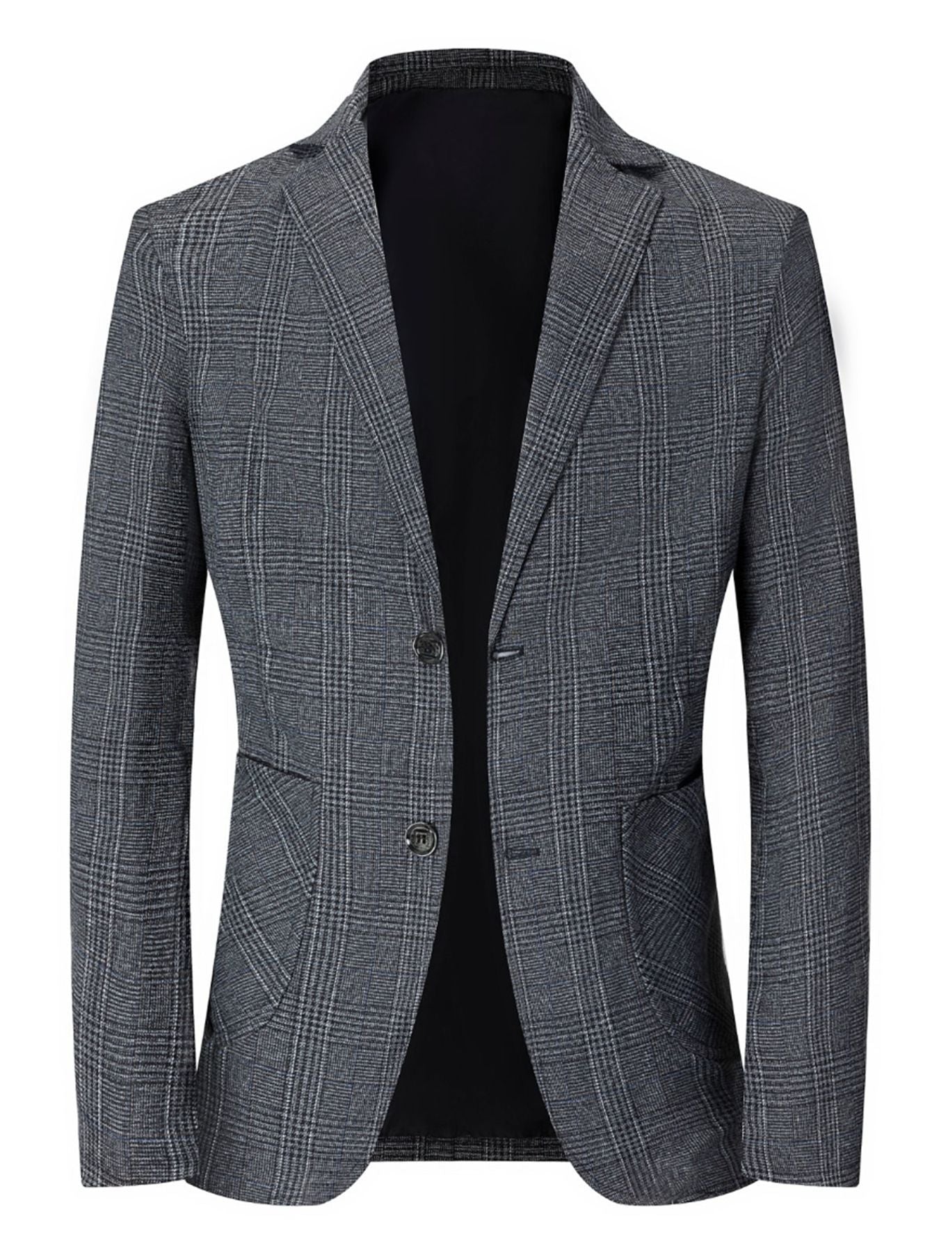 Herren Blazer Modern Karomuster Slim Fit Berlin Style