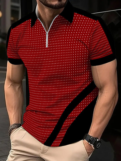 Herren Poloshirt Kurzarm Sportlich Modern