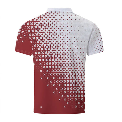 Herren Poloshirt Kurzarm Modern Grafikdesign Berlin Style