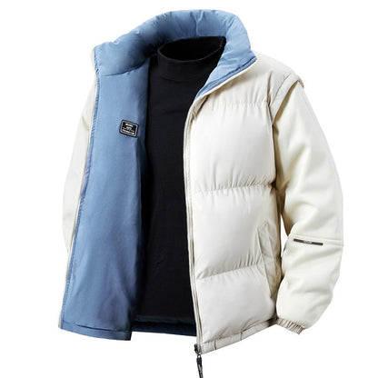 Herren Steppjacke Warm Isolierend Thermo
