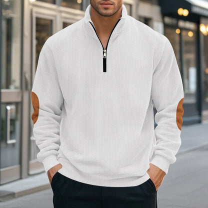 Herren Sweatjacke Reißverschluss Kapuze Sportlich