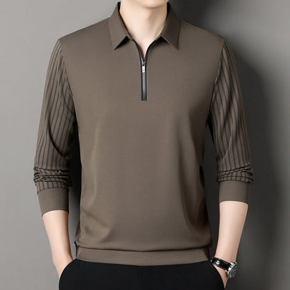 Herren Poloshirt atmungsaktiv mit Doppelkragen Modern