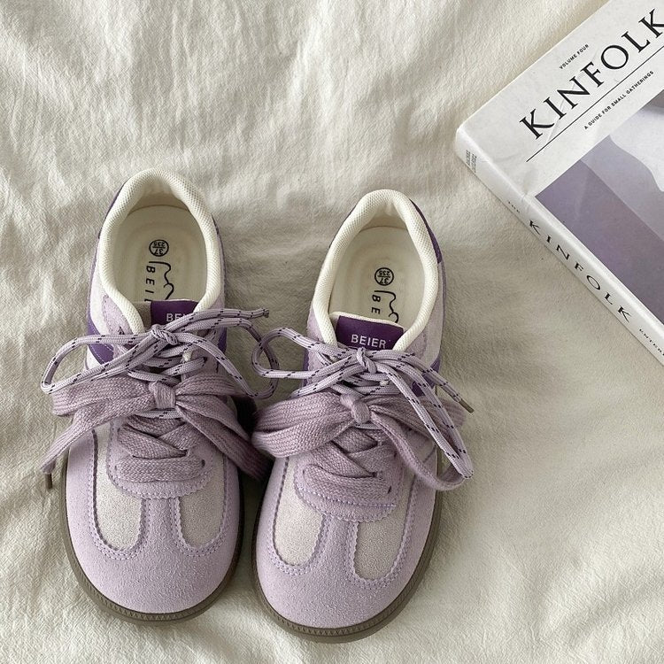 Damen Sneaker Atmungsaktiv Schnürsenkel Modern - BerlinGlamour