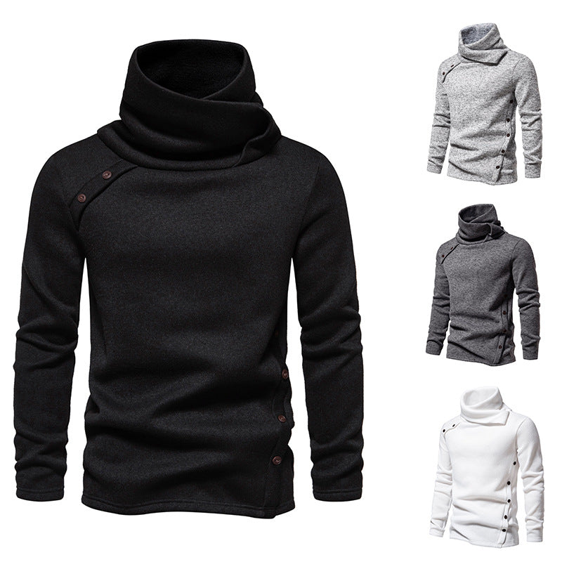 Herren Rollkragenpullover Modern mit Trend Design - BerlinGlamour