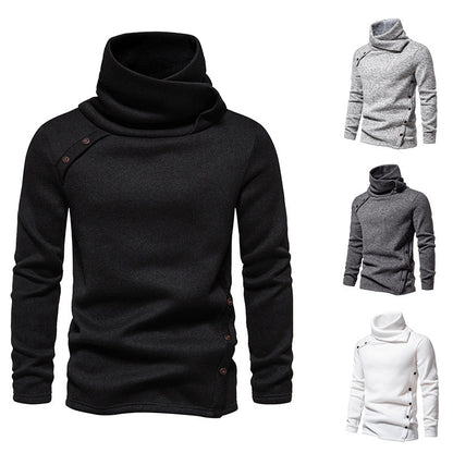Herren Rollkragenpullover Modern mit Trend Design - BerlinGlamour