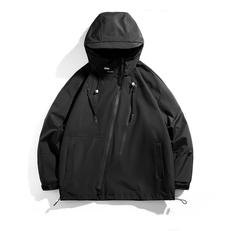 Herren Outdoorjacke Wasserdicht Funktionsjacke Vieltaschig