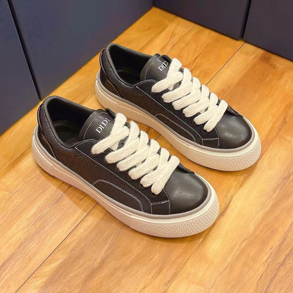 Damen Sneaker Bequem Modisch Schnürsenkel