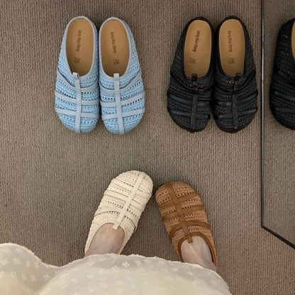 Damen Hüttenschuhe Warm Bequem Atmungsaktiv