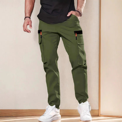 Herren Cargo-Hose Modern Bequem Reißverschluss