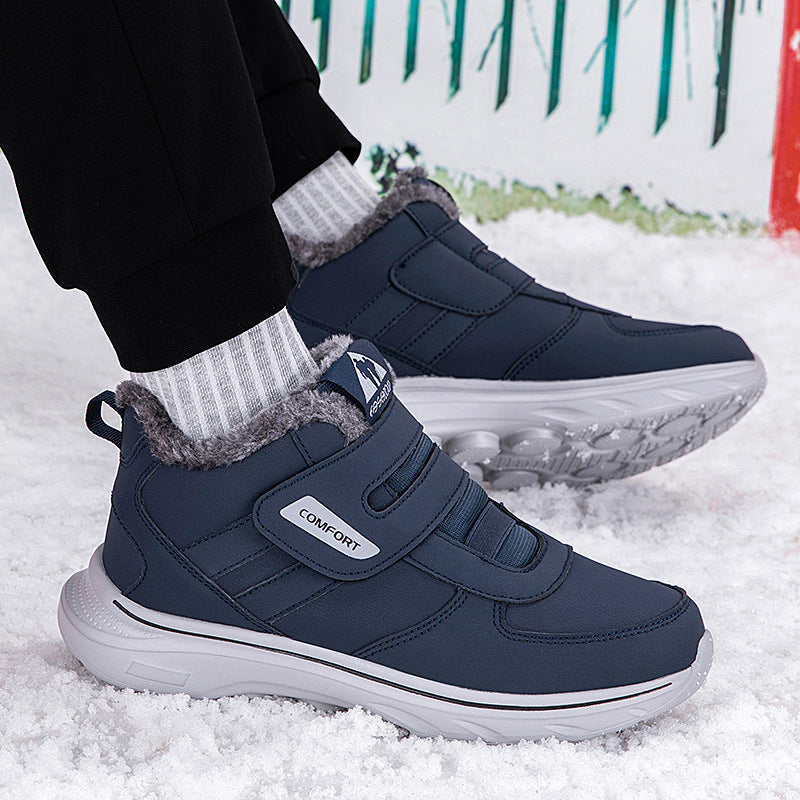 Damen Winter-Sneaker Gefüttert Warm mit Klettverschluss