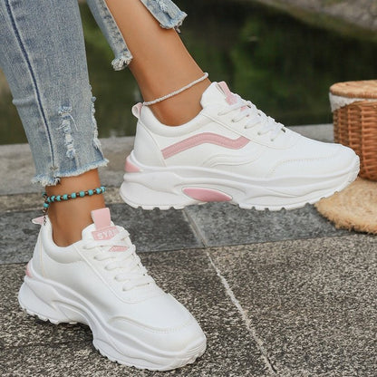 Damen Sneaker Sportlich Dickes Profil Modisch