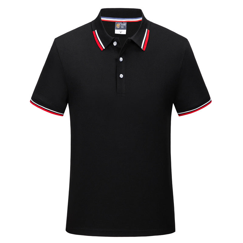Herren Poloshirt Atmungsaktiv Modern Kontrast Details