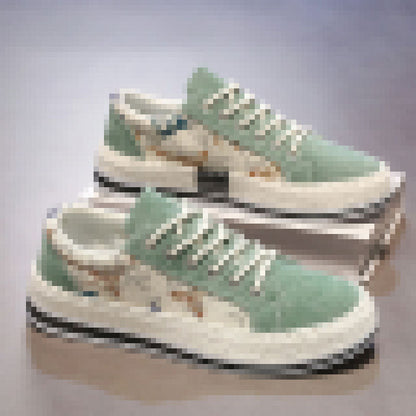 Damen Sneaker Bequem FreizeitSchuhe Floral Design