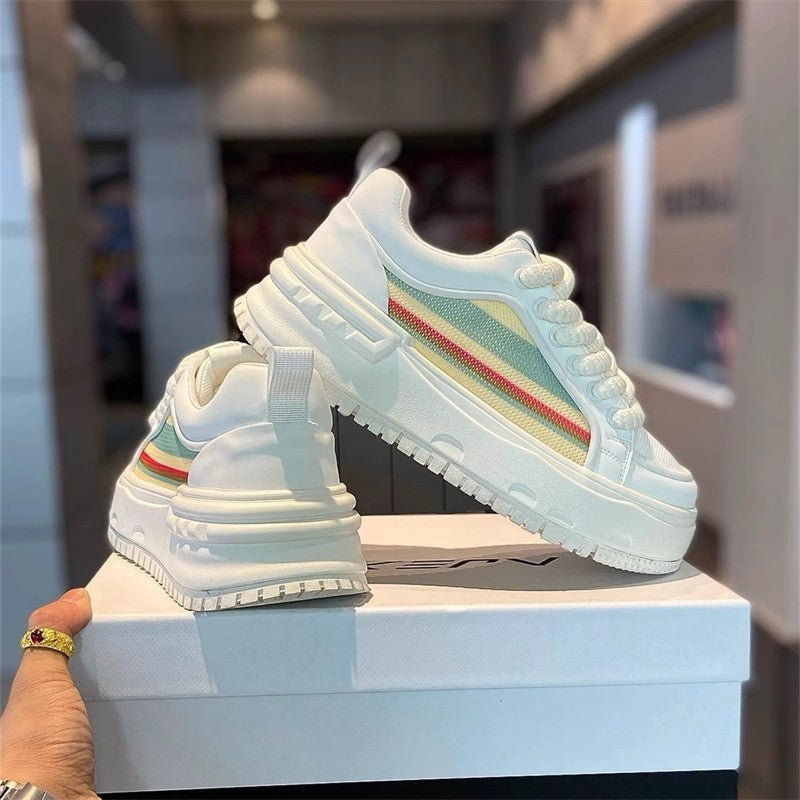Damen Sneaker Bequem Chunky Gepolstert Sportlich