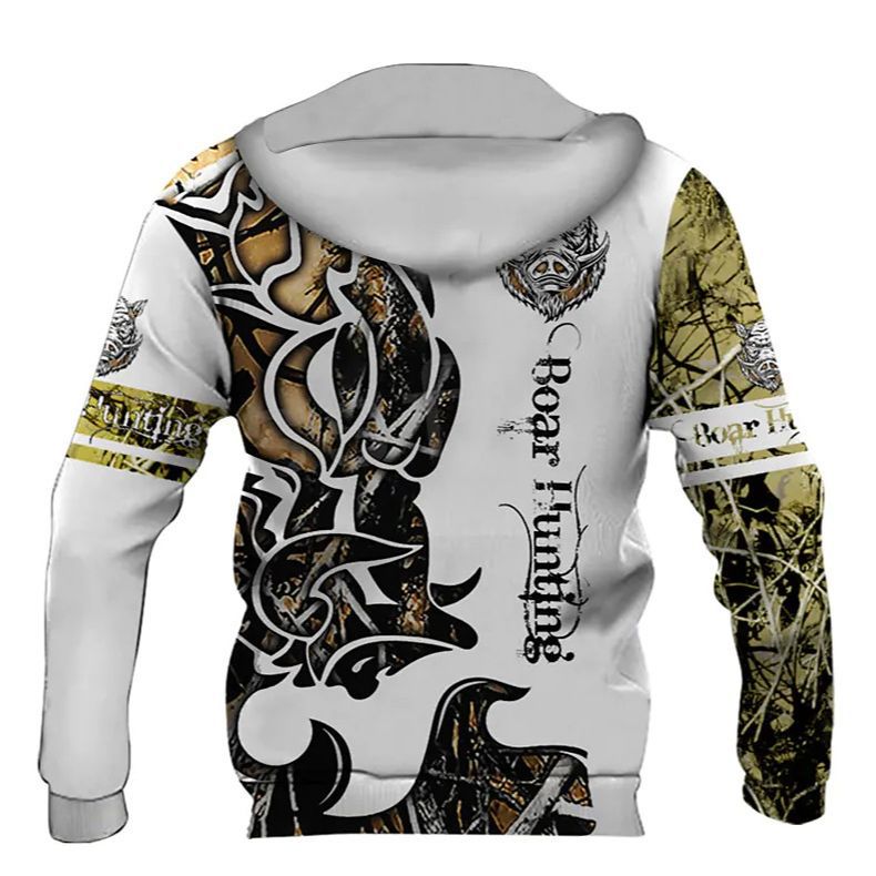 Männer Kapuzenpullover Löwen Motiv Graffiti Style