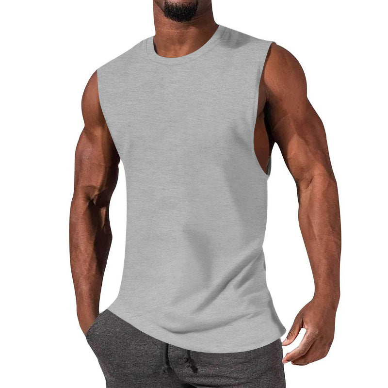 Herren Tanktop Sport Atmungsaktiv Baumwolle Modern