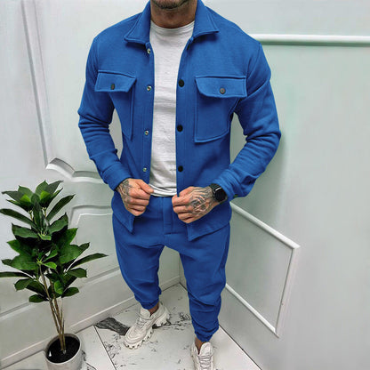 Herren Freizeitjacke Lässig Mit Taschen Sportlich