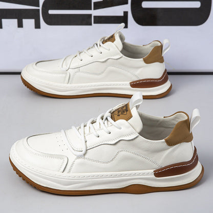 Damen Ledersneaker Sportlich Bequem Komfort Sohle