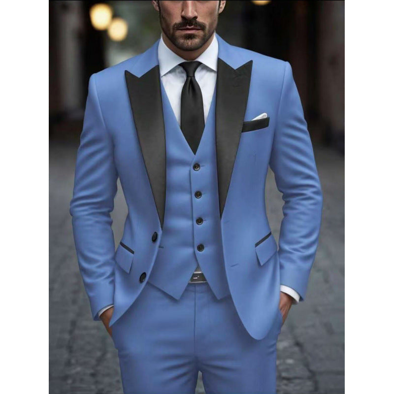 Herren Smoking Anzug Set Elegant Schwarzes Gala-Outfit - BerlinGlamour
