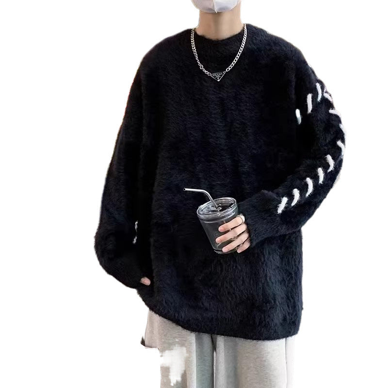 Damen Strickpullover Gemütlich Stylish Oversized