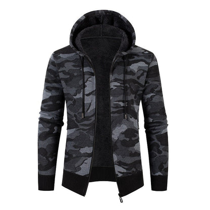 Herren Kapuzenjacke Modern Fleece Innenjacke Warm