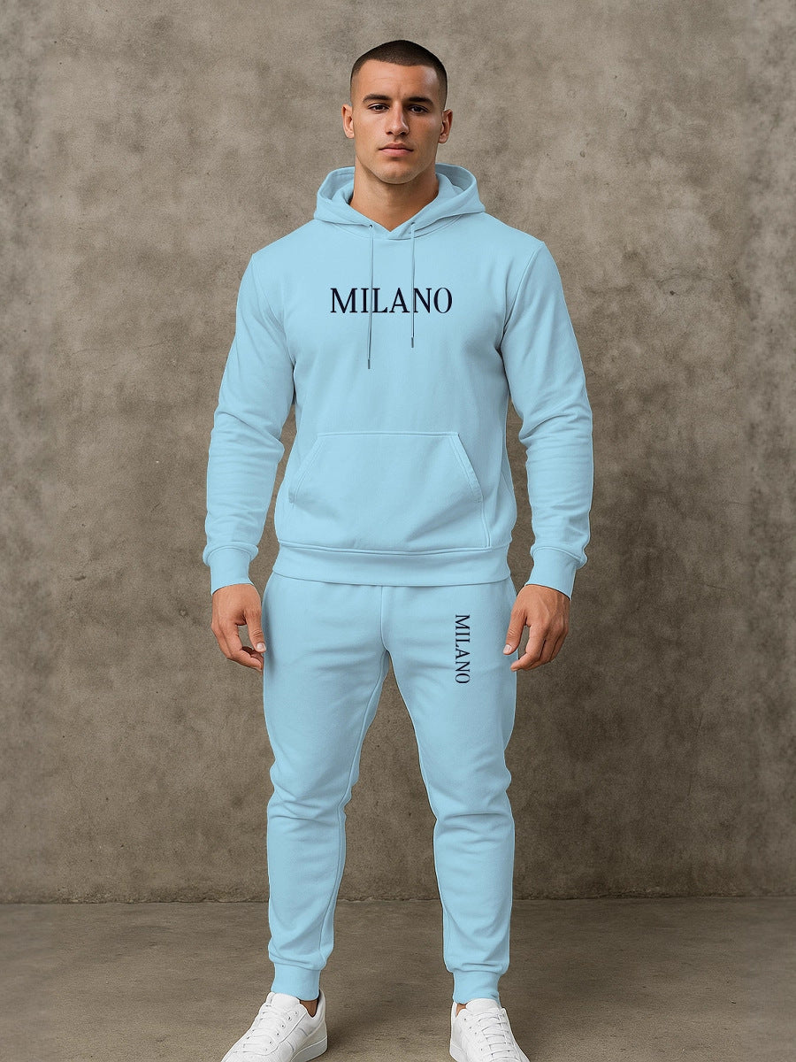 Modischer Herren Hoodie Jogginghose Set Sportlich