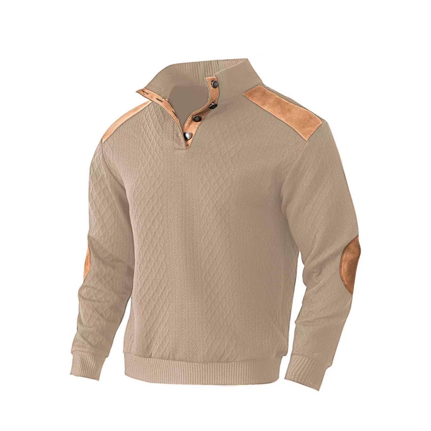 Herren Strickpullover Stehkragen Modern Trendig
