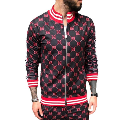 Herren Tracksuit Sportlich mit Grafikdruck Modern