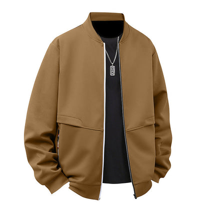 Herren Bomberjacke Sportlich Funktionale Taschen Modern