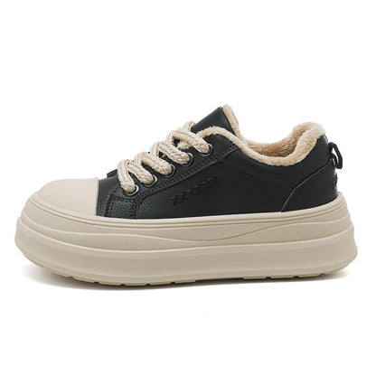 Damen Sneaker Bequem Plüschig Mit Dämpfung