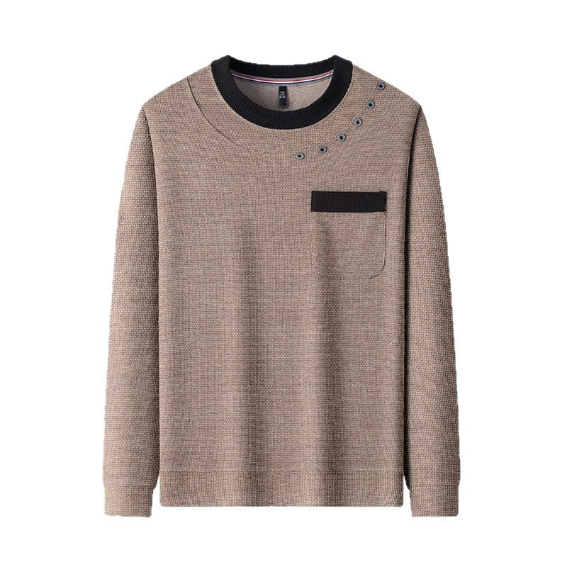 Modisches Herren Sweatshirt mit Brusttasche und coolem Design
