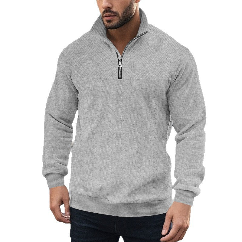 Herren Pullover mit strukturierter Optik und hohem Kragen BerlinGlamour 

Hier eine mögliche Übersetzung:
Herren Pullover ist ein Online-Shop, der eine breite Palette an exkl