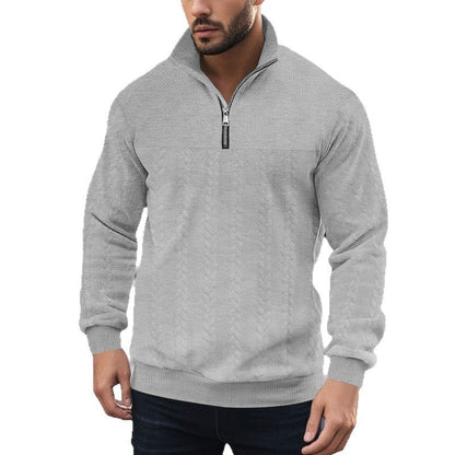 Herren Pullover mit strukturierter Optik und hohem Kragen BerlinGlamour 

Hier eine mögliche Übersetzung:
Herren Pullover ist ein Online-Shop, der eine breite Palette an exkl