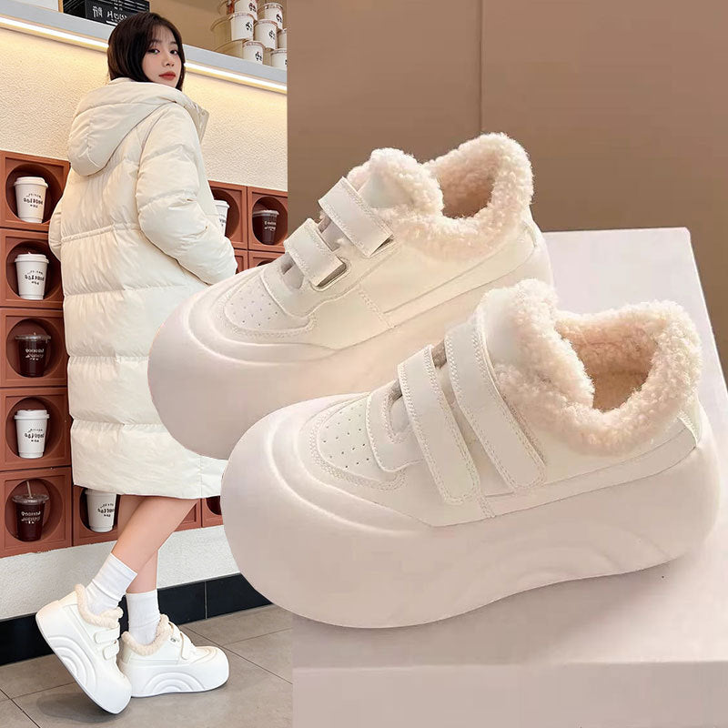 Damen Sneaker Warm Plüsch Innenfutter Komfort Schuhe - BerlinGlamour