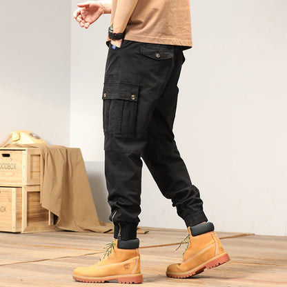 Herren Cargo-Hose mit vielen Taschen elastisch Bequem