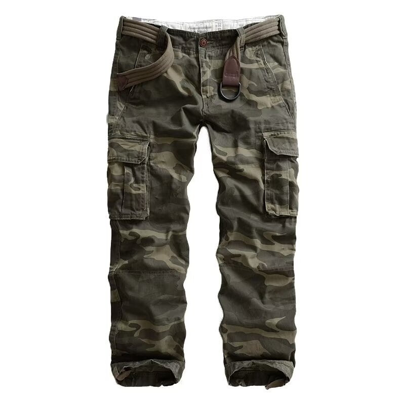 Herren Cargohose Camo Modern Taschen