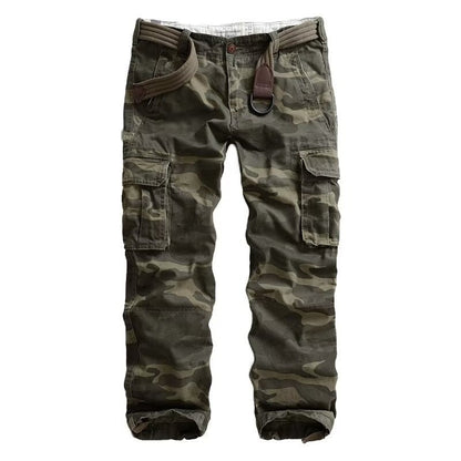 Herren Cargohose Camo Modern Taschen