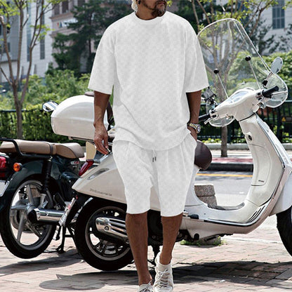 Herren Sportset Kurzarm mit Seitentaschen Casual Style - BerlinGlamour
