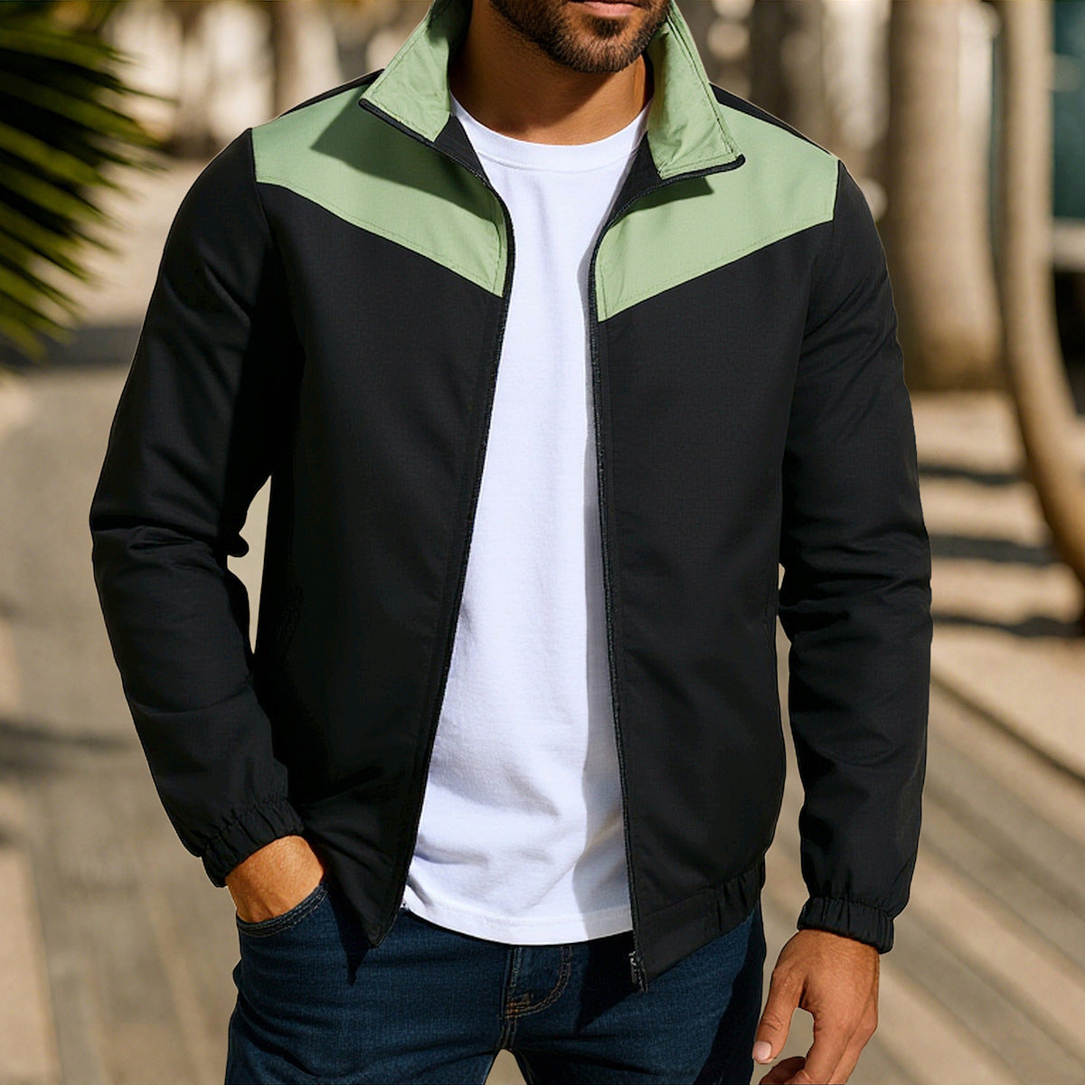 Herren Sportjacke Modern atmungsaktiv Berlin Style - BerlinGlamour