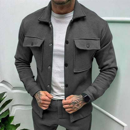 Herren Freizeitjacke Modisch Stylish Casual
