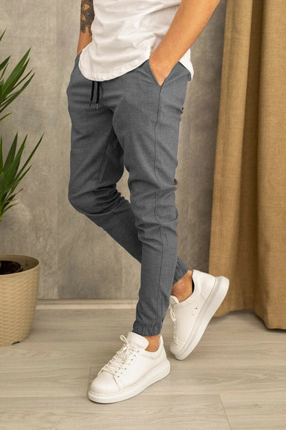 Herren Sport hose Bequem Elastisch Mit Taschen